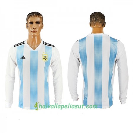 Jalkapallo Pelipaidat Argentiina World Cup 2018 Kotipaita Pitkähihainen